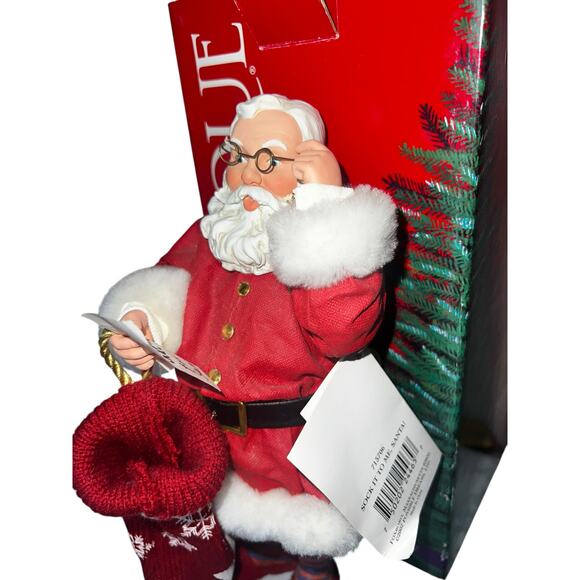 Vintage 2002 Clothtique Possible Dreams Sock it to me Santa figure collectible - Picture 3 of 6